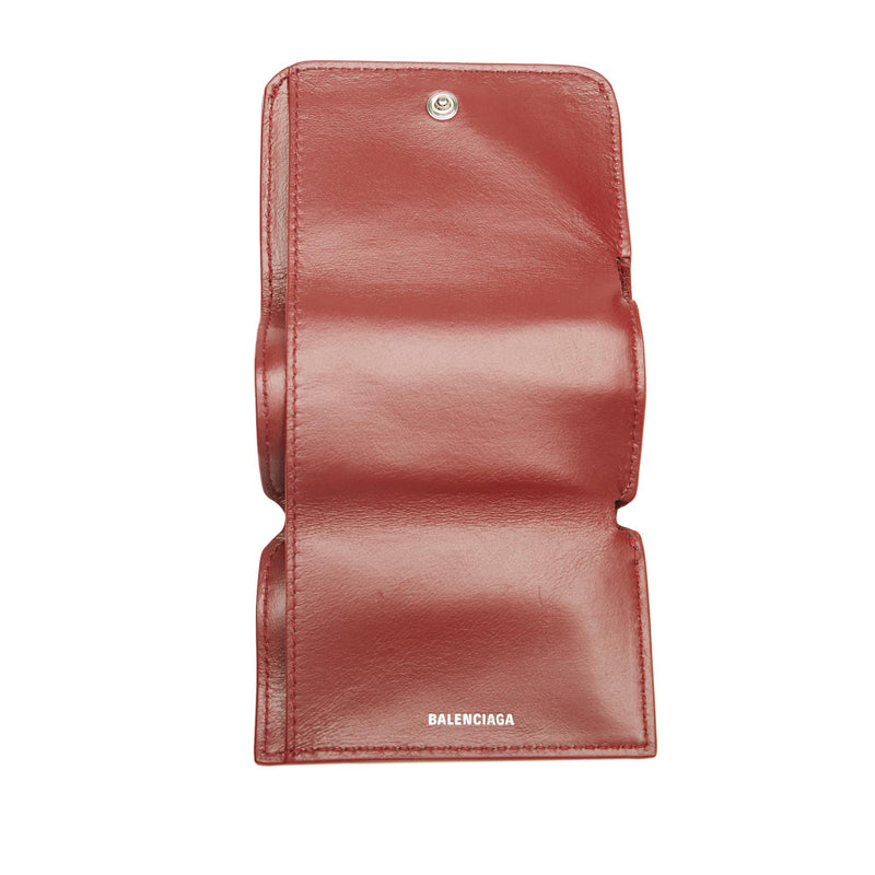 Balenciaga Papier Leather Wallet (SHG-MvgSy8)