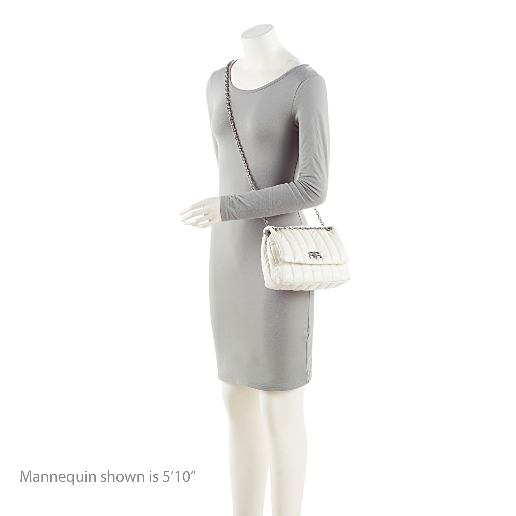 Balenciaga Quilted Leather Monaco Mini Shoulder Bag
