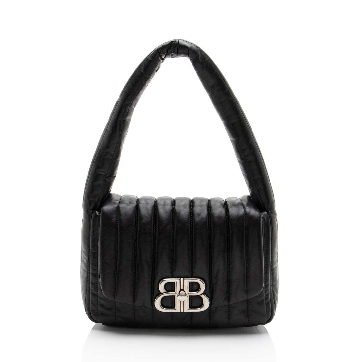 Balenciaga Quilted Leather Monaco Small Shoulder Bag