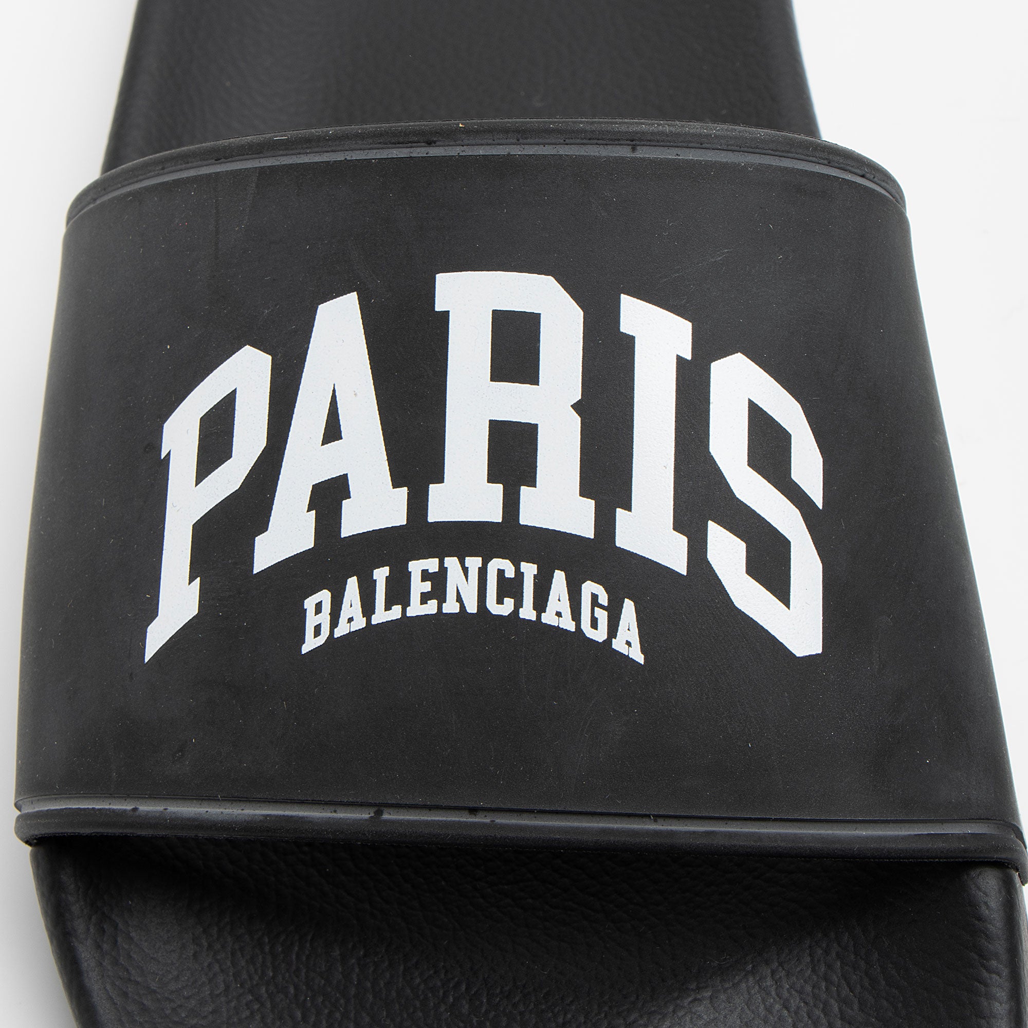 Balenciaga Rubber Logo Slides - Size 7 / 37