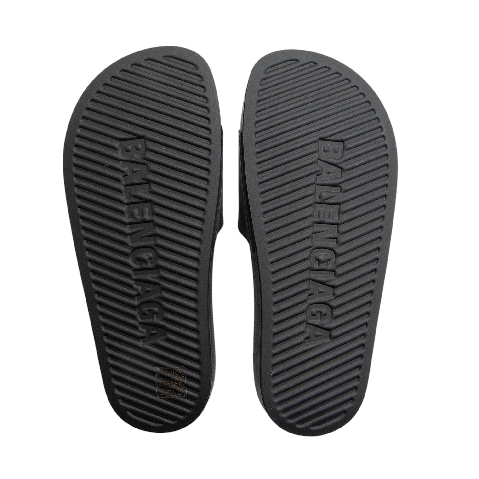 Balenciaga Rubber Logo Slides - Size 7 / 37
