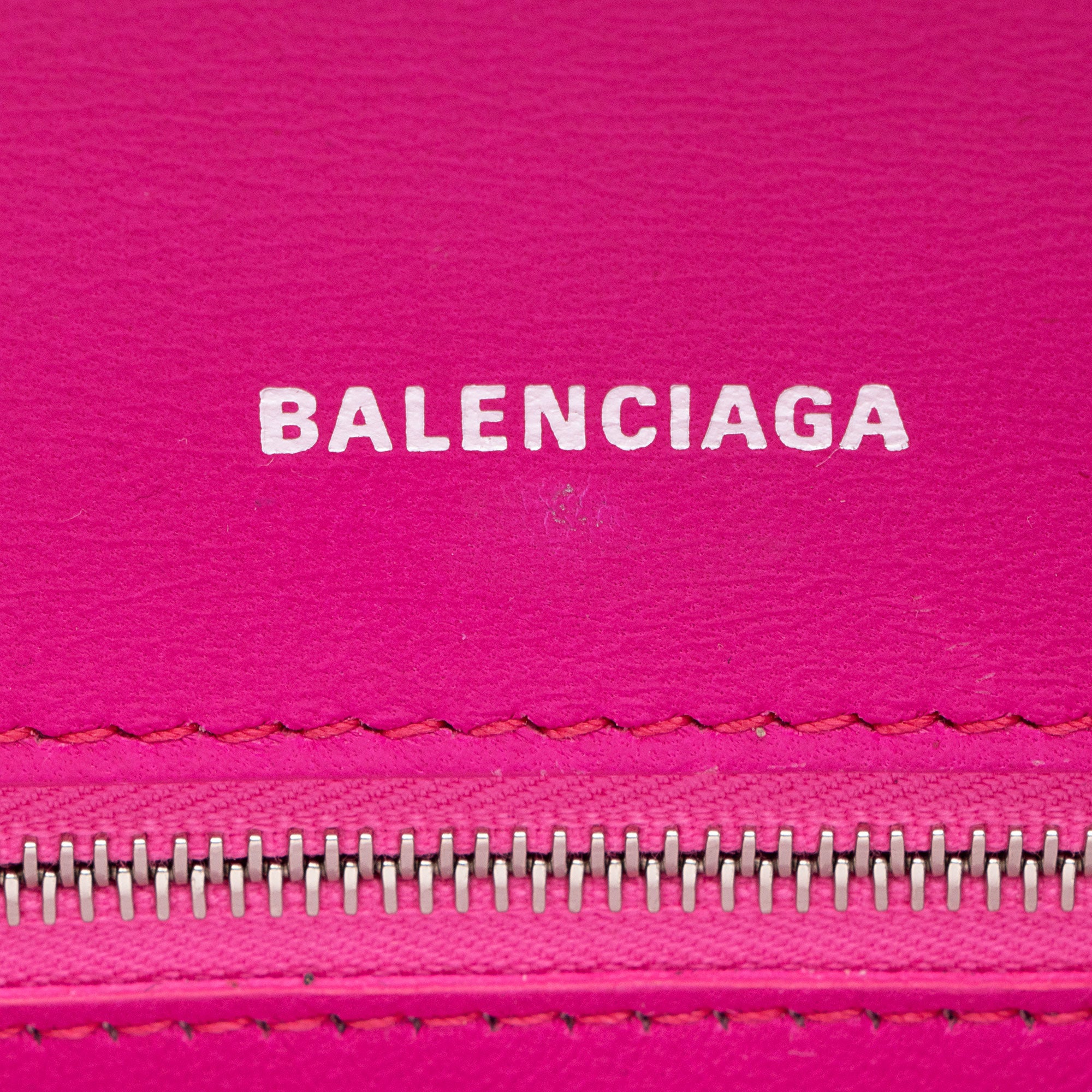 Balenciaga Shiny Calfskin Hourglass Small Top Handle