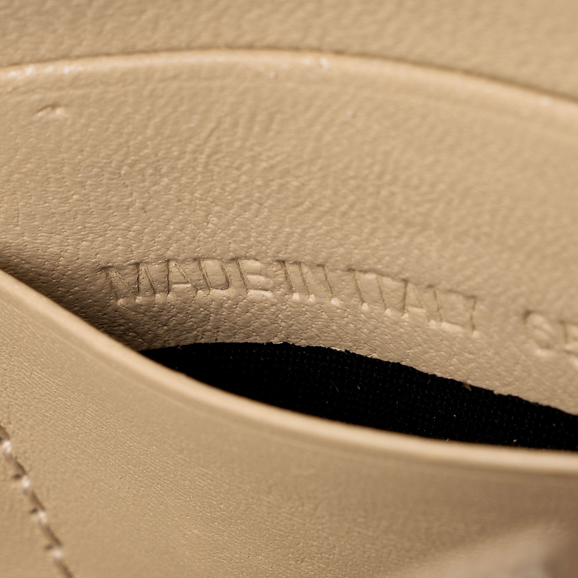 Balenciaga Shiny Croc Embossed Calfskin Hourglass Wallet on Chain