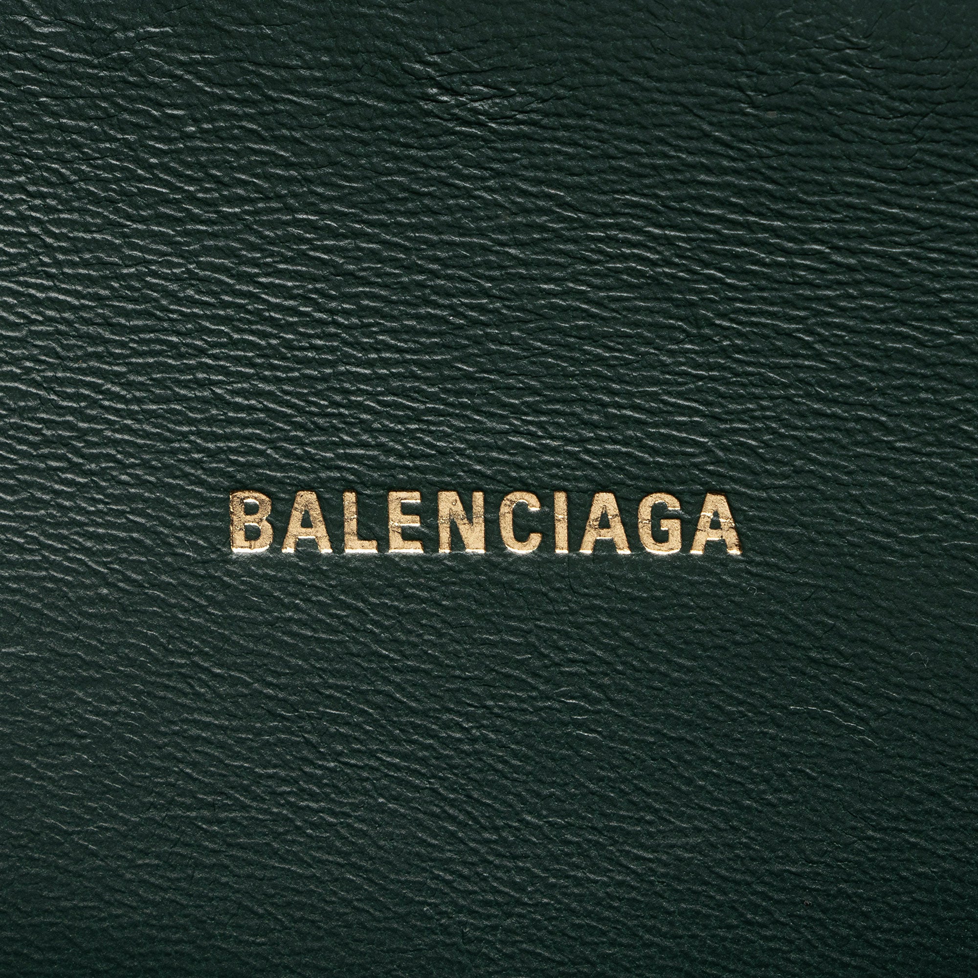 Balenciaga Shiny Croc Embossed Calfskin Hourglass XS Satchel (SHF-7TCss3)