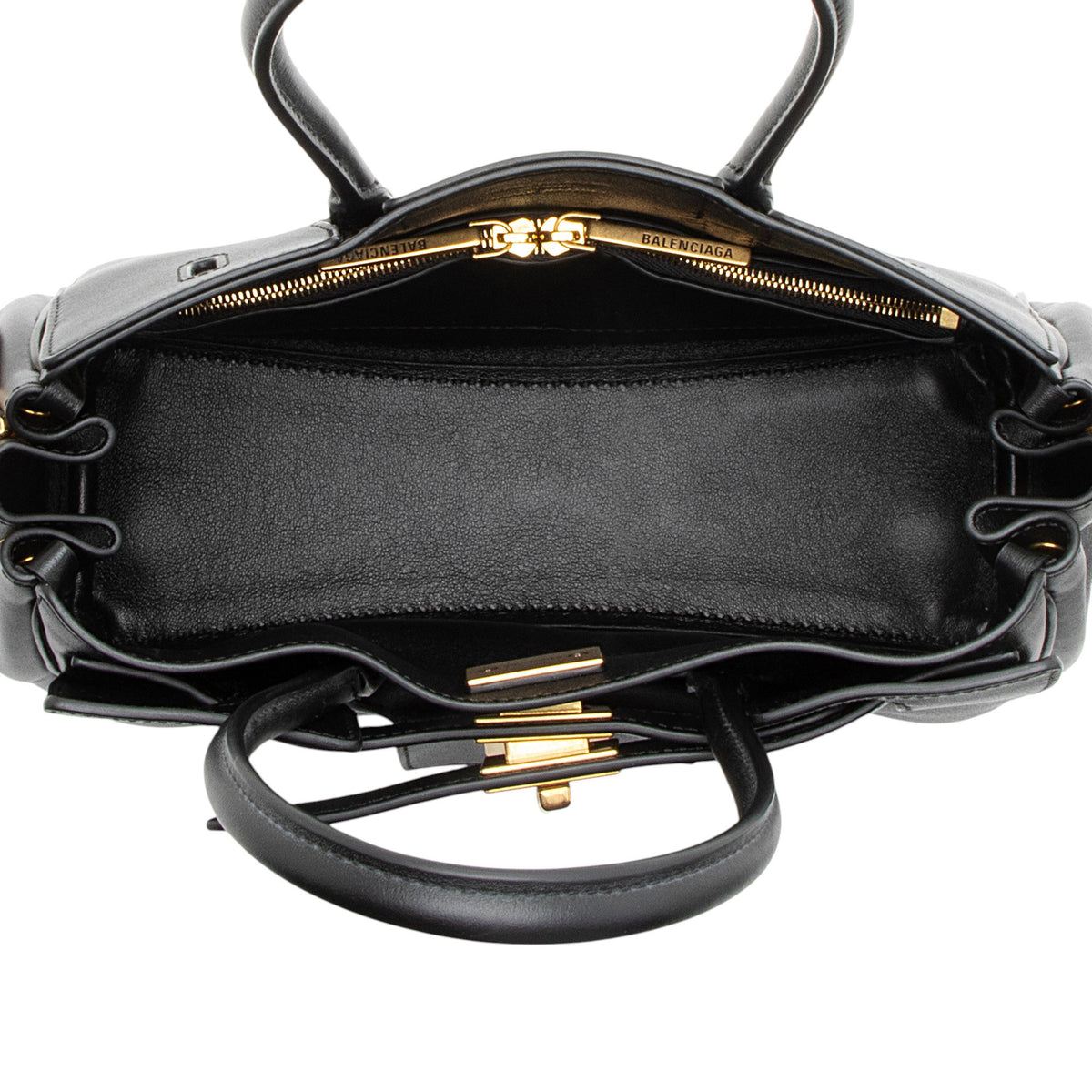 Balenciaga Smooth Calfskin Bel Air Carry All Mini Tote
