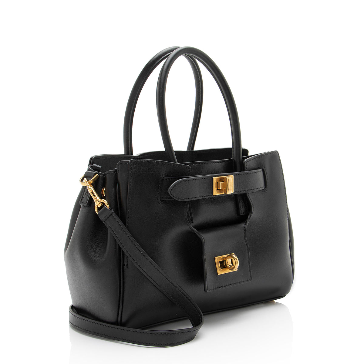 Balenciaga Smooth Calfskin Bel Air Carry All Mini Tote