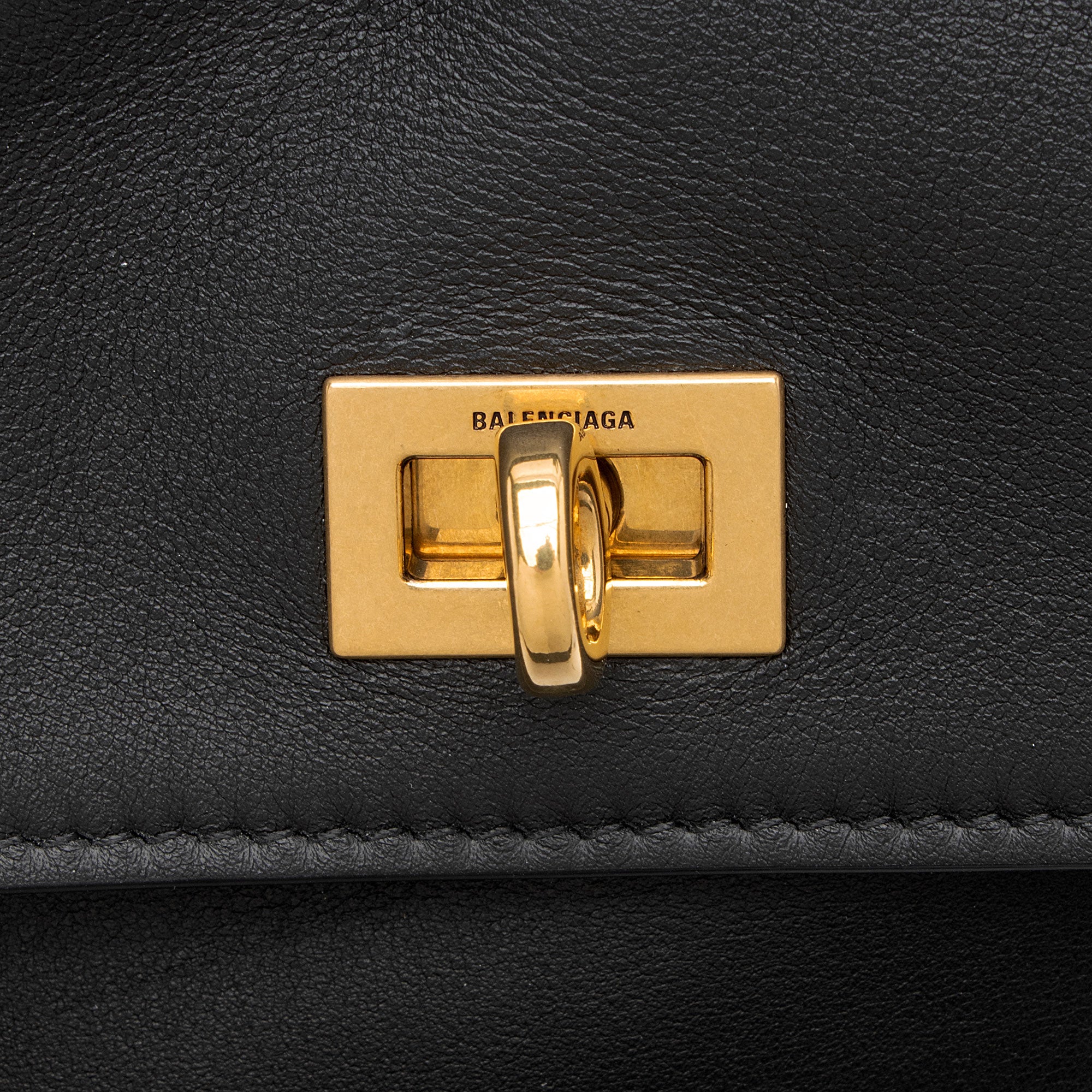 Balenciaga Smooth Calfskin Rodeo Medium Satchel