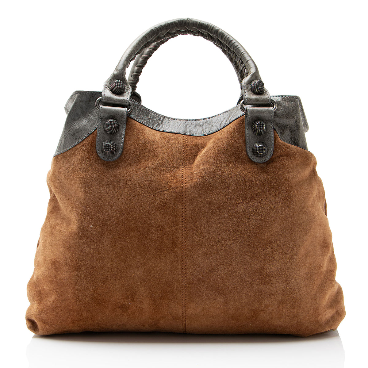 Balenciaga Suede Chevre Giant 21 Brief Bag