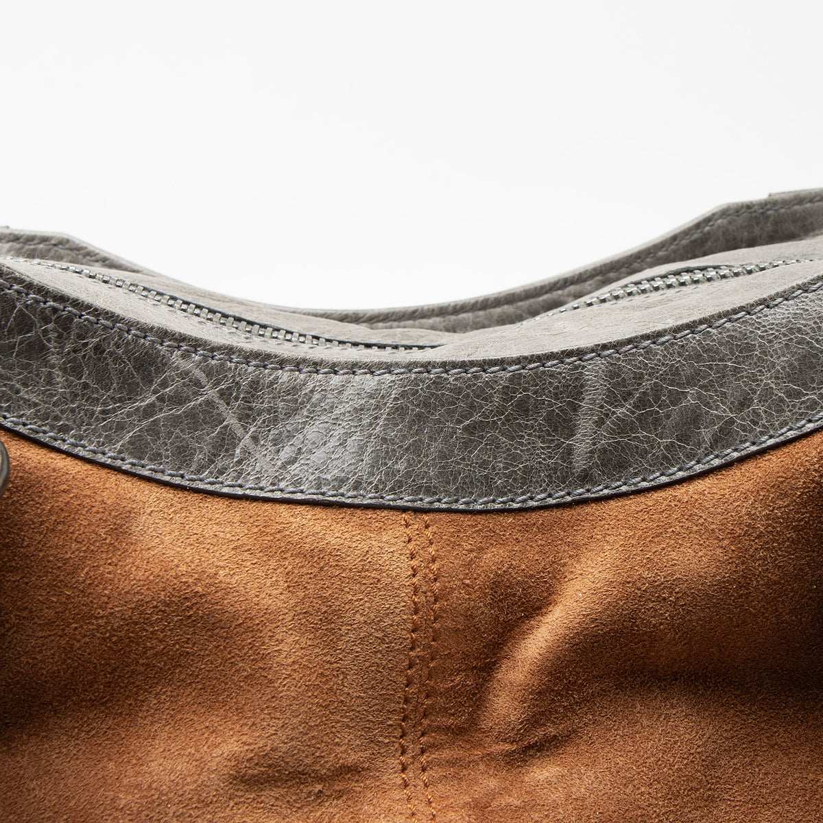 Balenciaga Suede Chevre Giant 21 Brief Bag