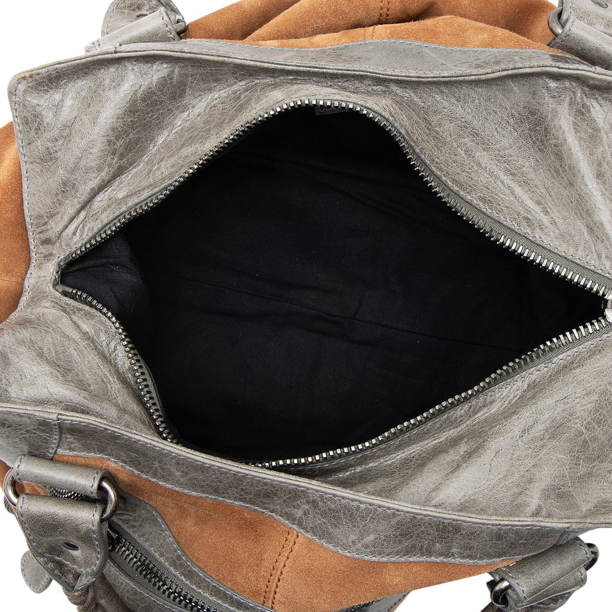 Balenciaga Suede Chevre Giant 21 Brief Bag