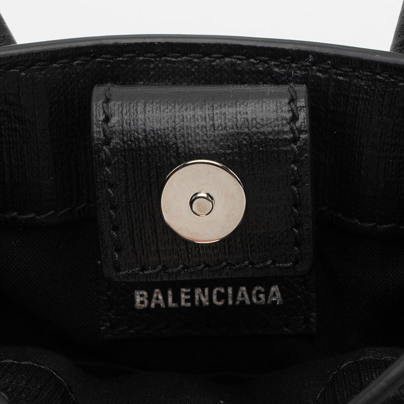 Balenciaga Textured Calfskin Phone Holder Crossbody (SHF-vPnMbh)
