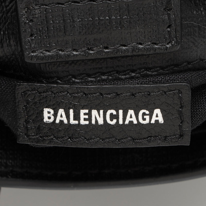 Balenciaga Textured Calfskin Phone Holder Crossbody (SHF-vPnMbh)