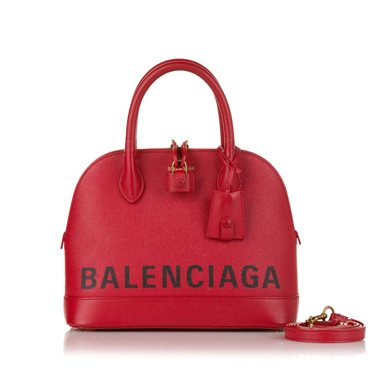 Balenciaga Ville Leather Satchel (SHG-RNCLqi)