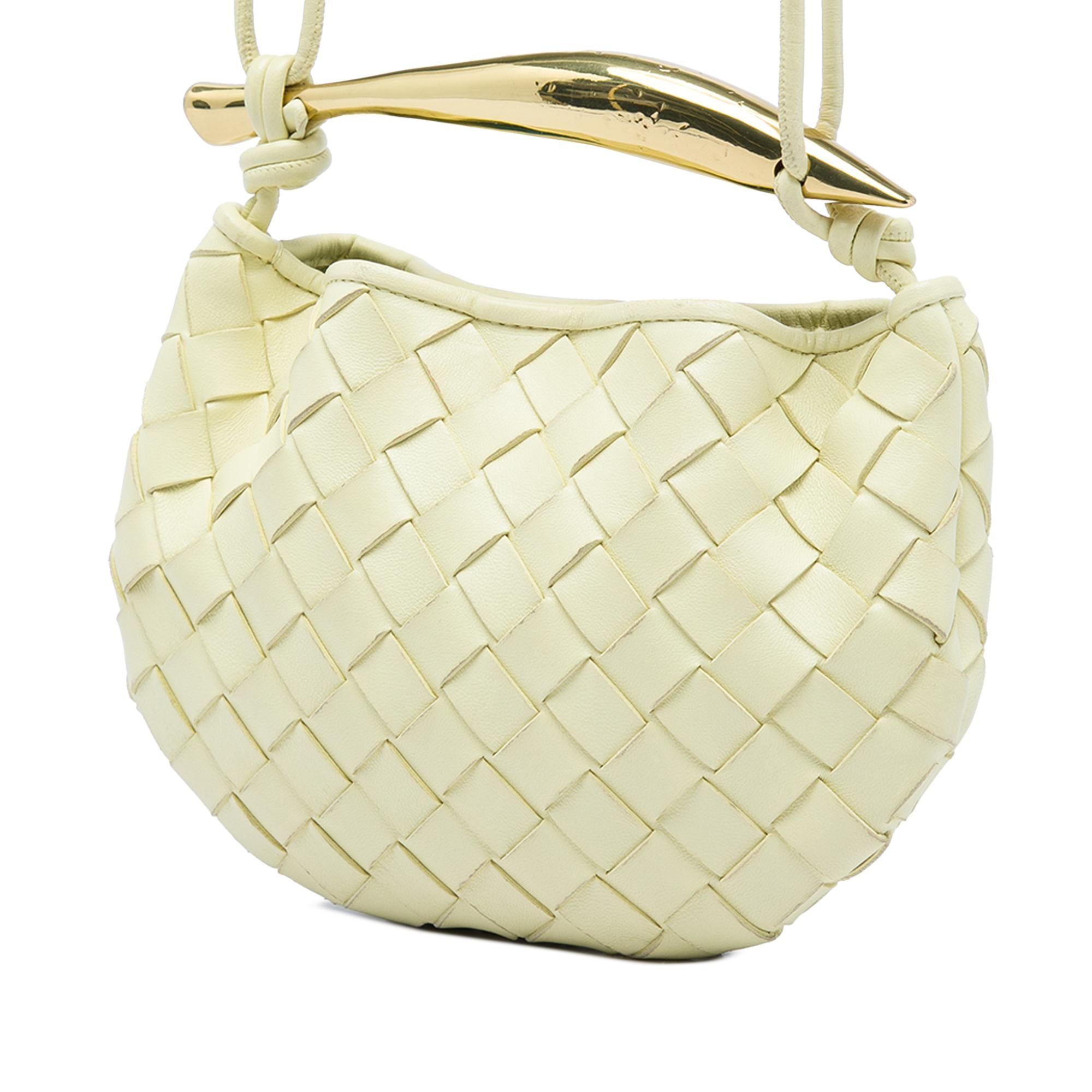 Bottega Veneta Baby Lambskin Intrecciato Sardine Bag
