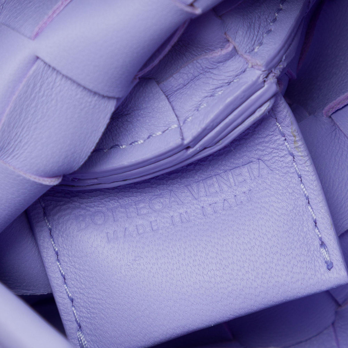 Bottega Veneta Baby Lambskin Intrecciato Sardine Bag