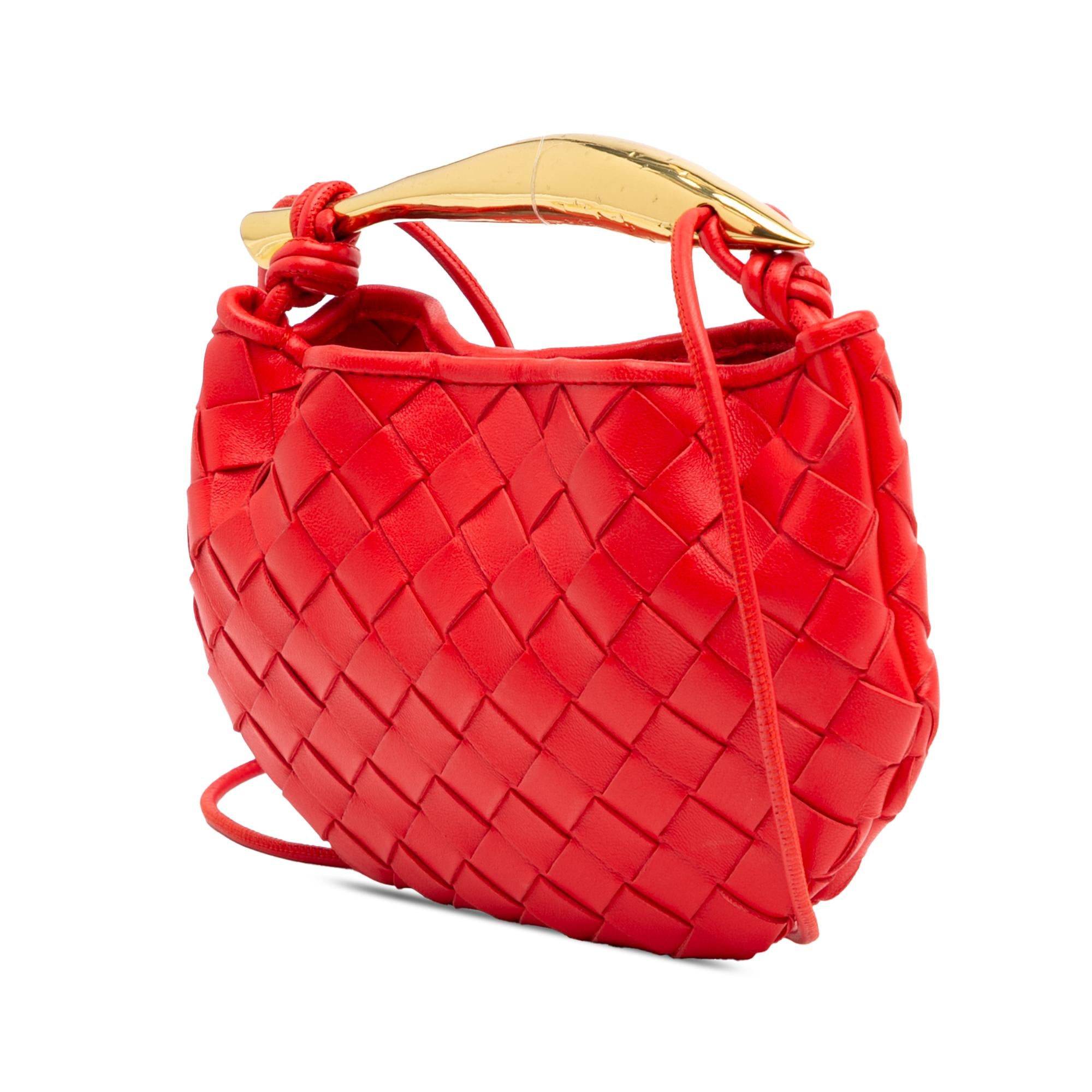 Bottega Veneta Baby Lambskin Intrecciato Sardine