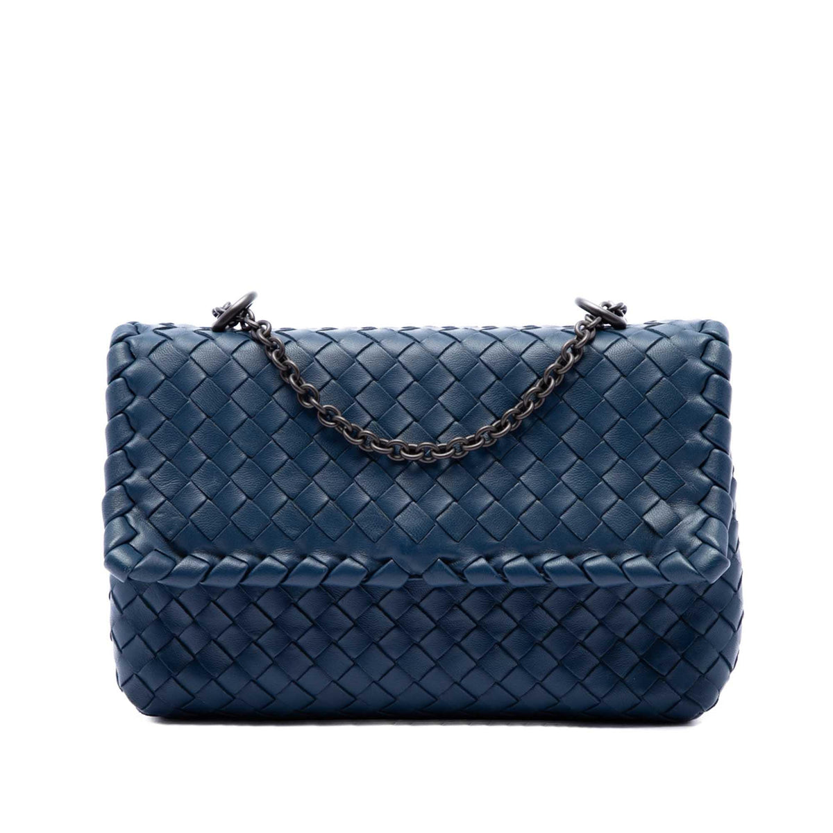 Bottega Veneta Baby Nappa Intrecciato Olimpia Crossbody
