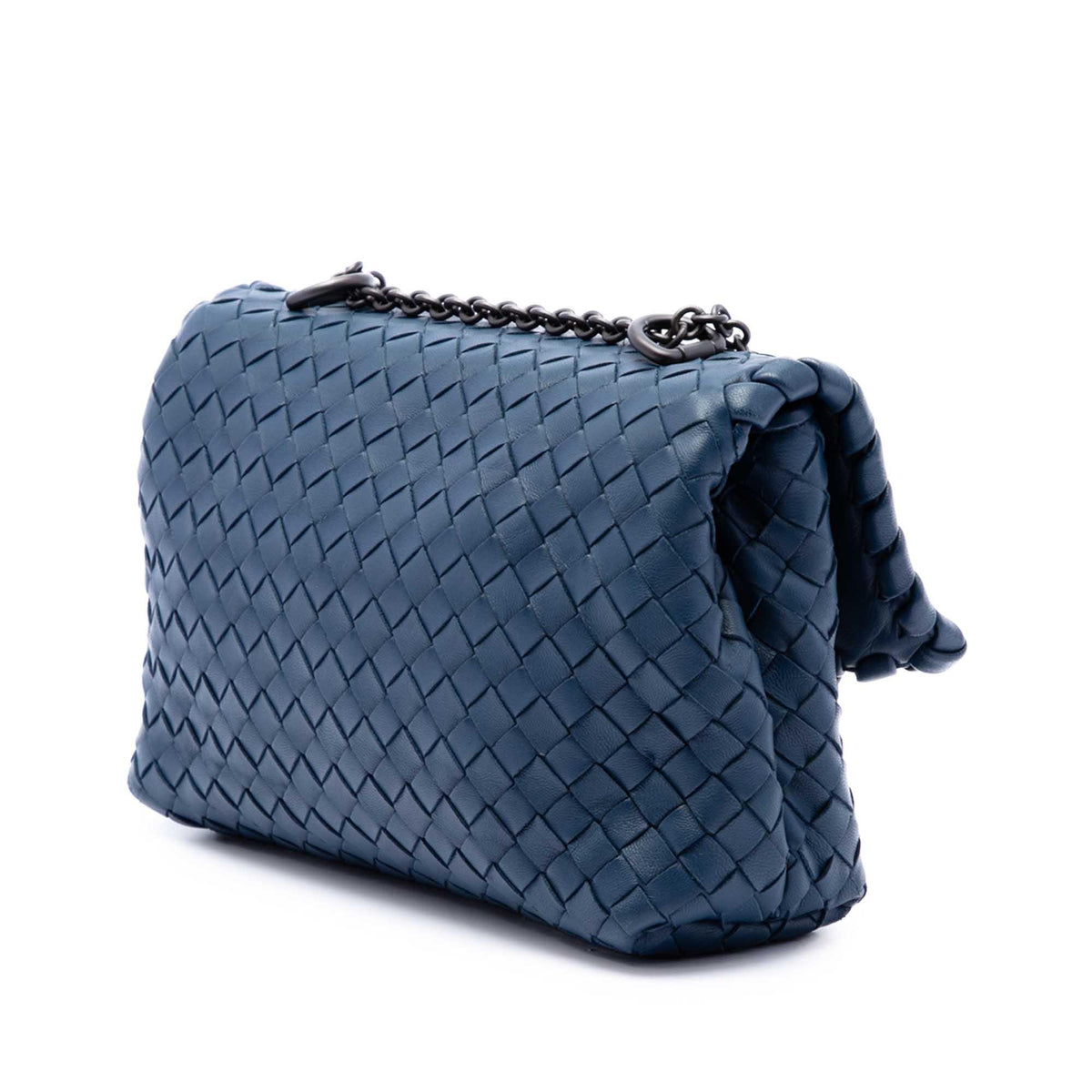 Bottega Veneta Baby Nappa Intrecciato Olimpia Crossbody