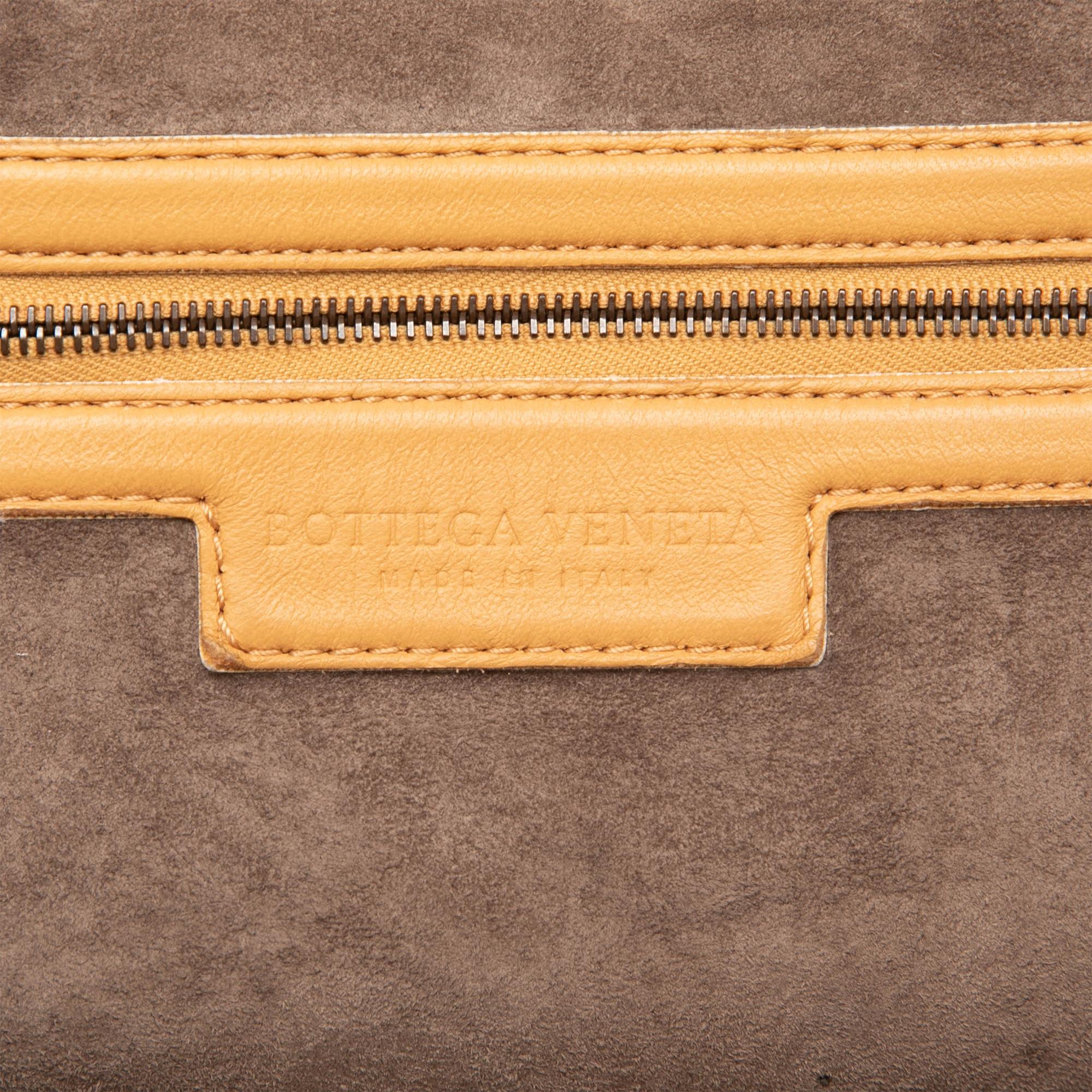 Bottega Veneta Bicolor Nappa Intrecciato Convertible Tote