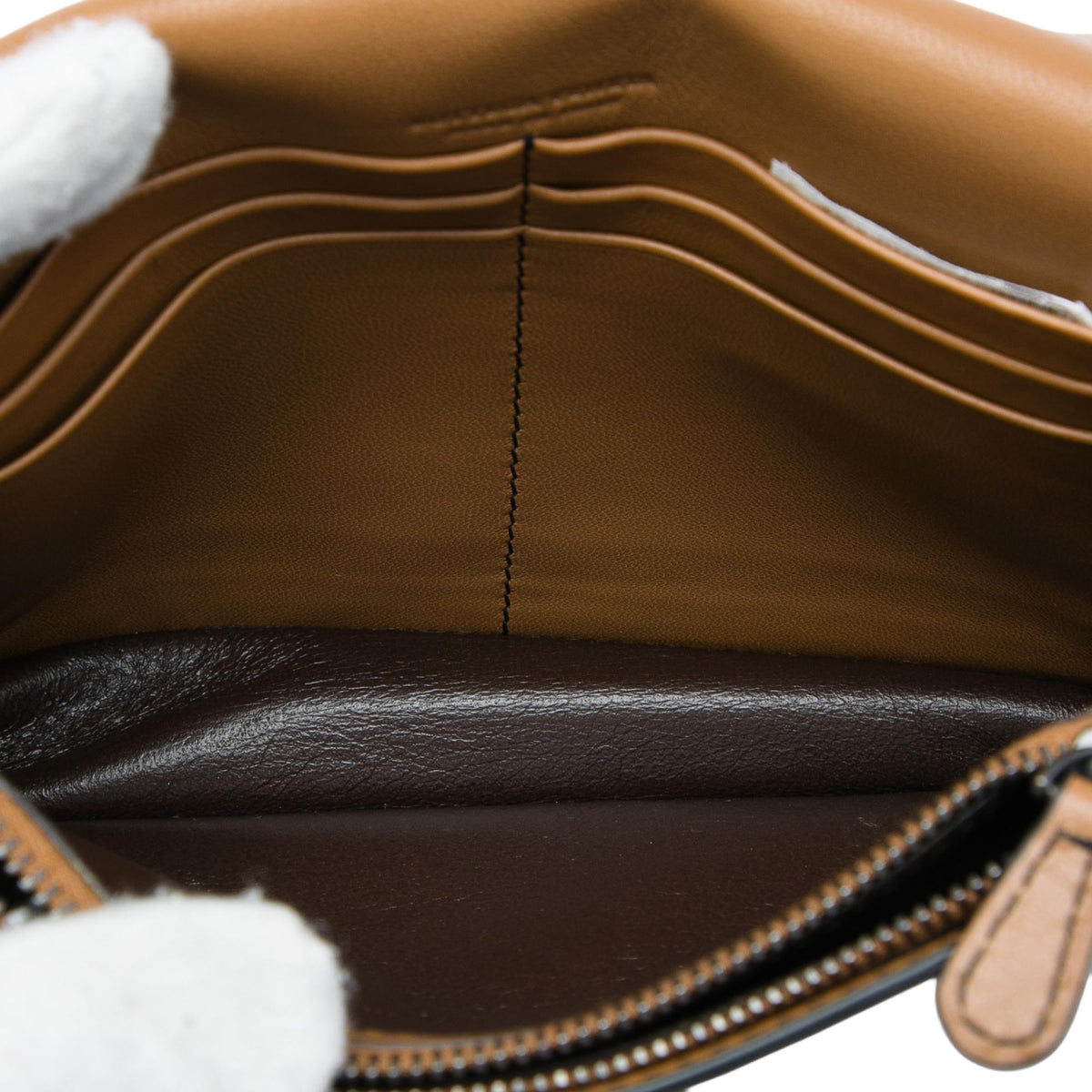 Bottega Veneta Bicolor Nappa Wallet on Chain