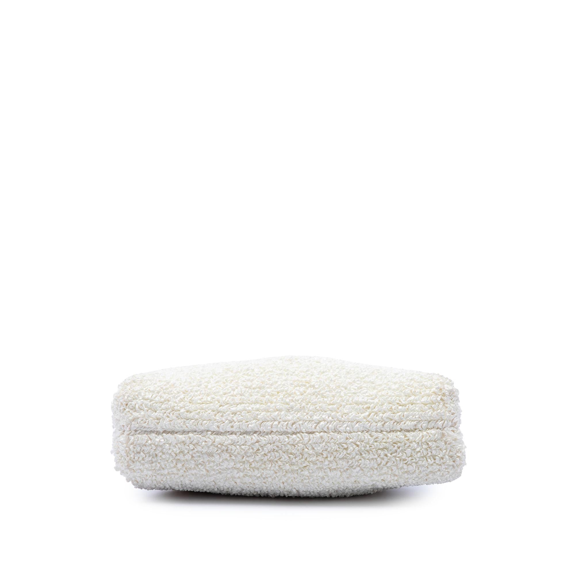 Bottega Veneta Boucle Raffia The Mini Pouch Crossbody