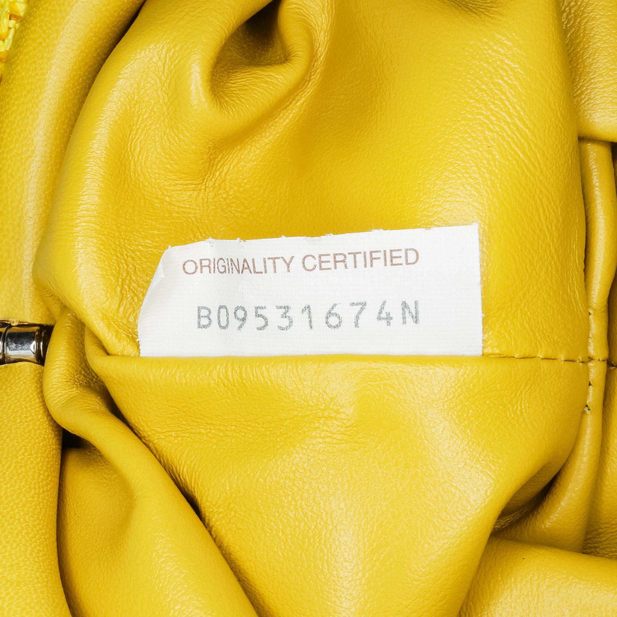 Bottega Veneta Boucle Raffia The Mini Pouch