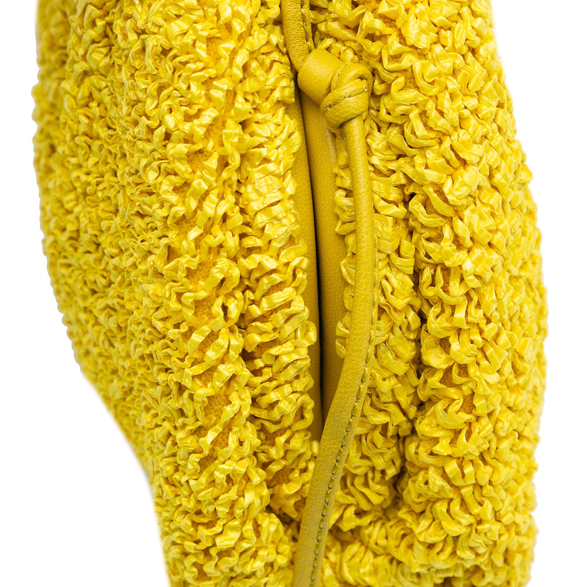 Bottega Veneta Boucle Raffia The Mini Pouch