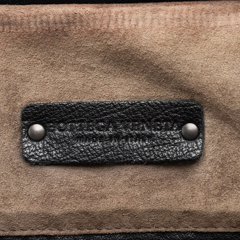 Bottega Veneta Buffalo Leather Satchel (SHF-W1iSWN)