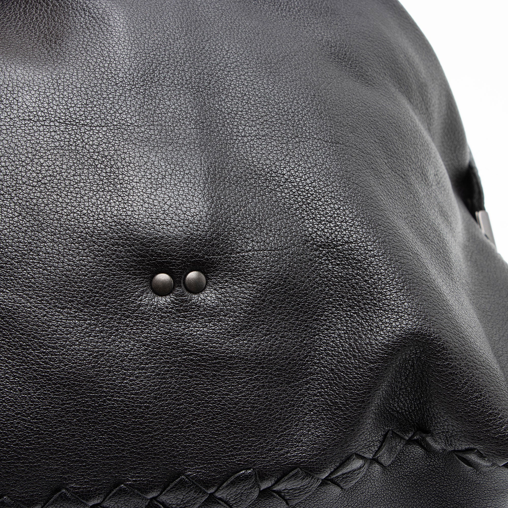 Bottega Veneta Buffalo Leather Satchel (SHF-W1iSWN)