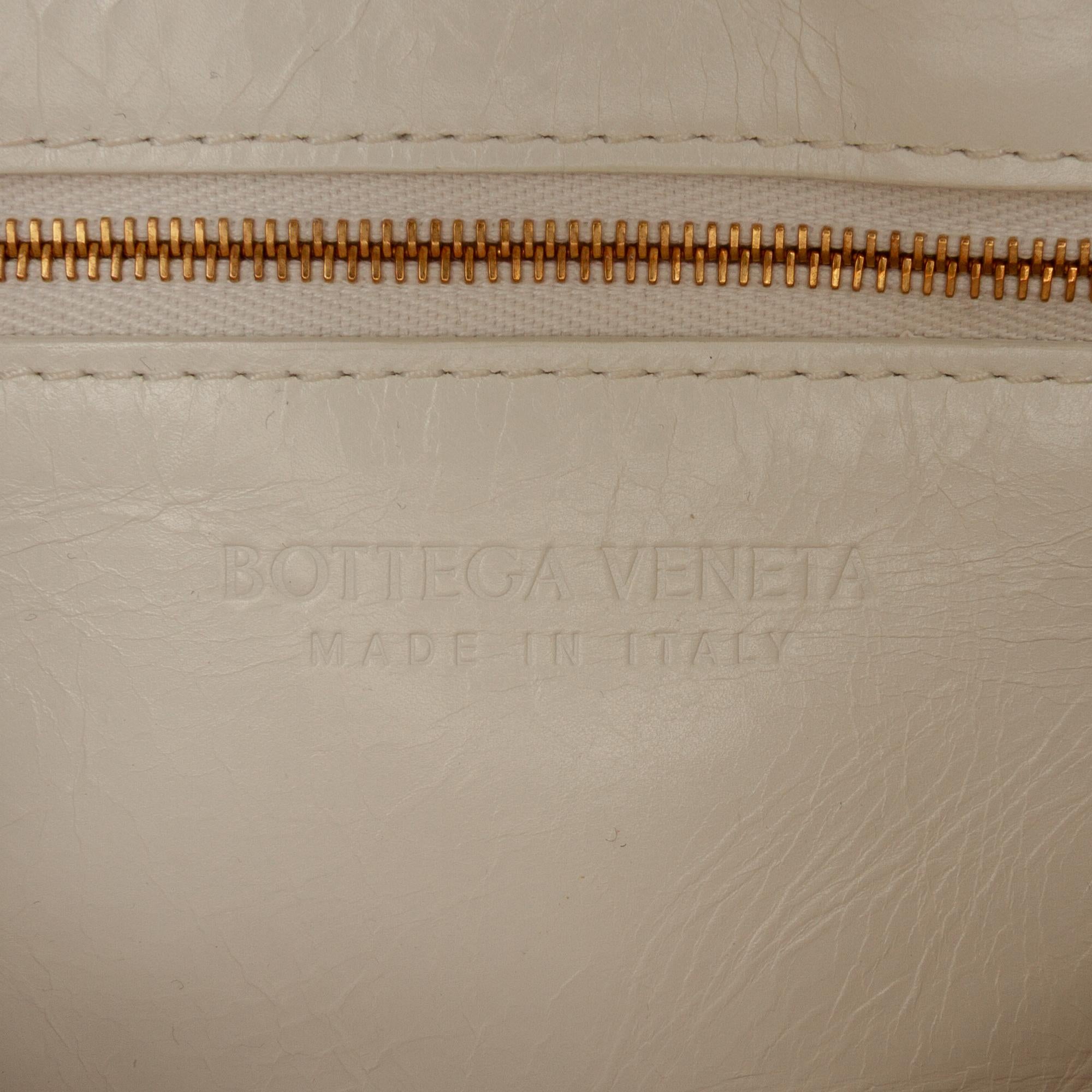 Bottega Veneta Calfskin Intreccio Plisse Cassette Shoulder Bag