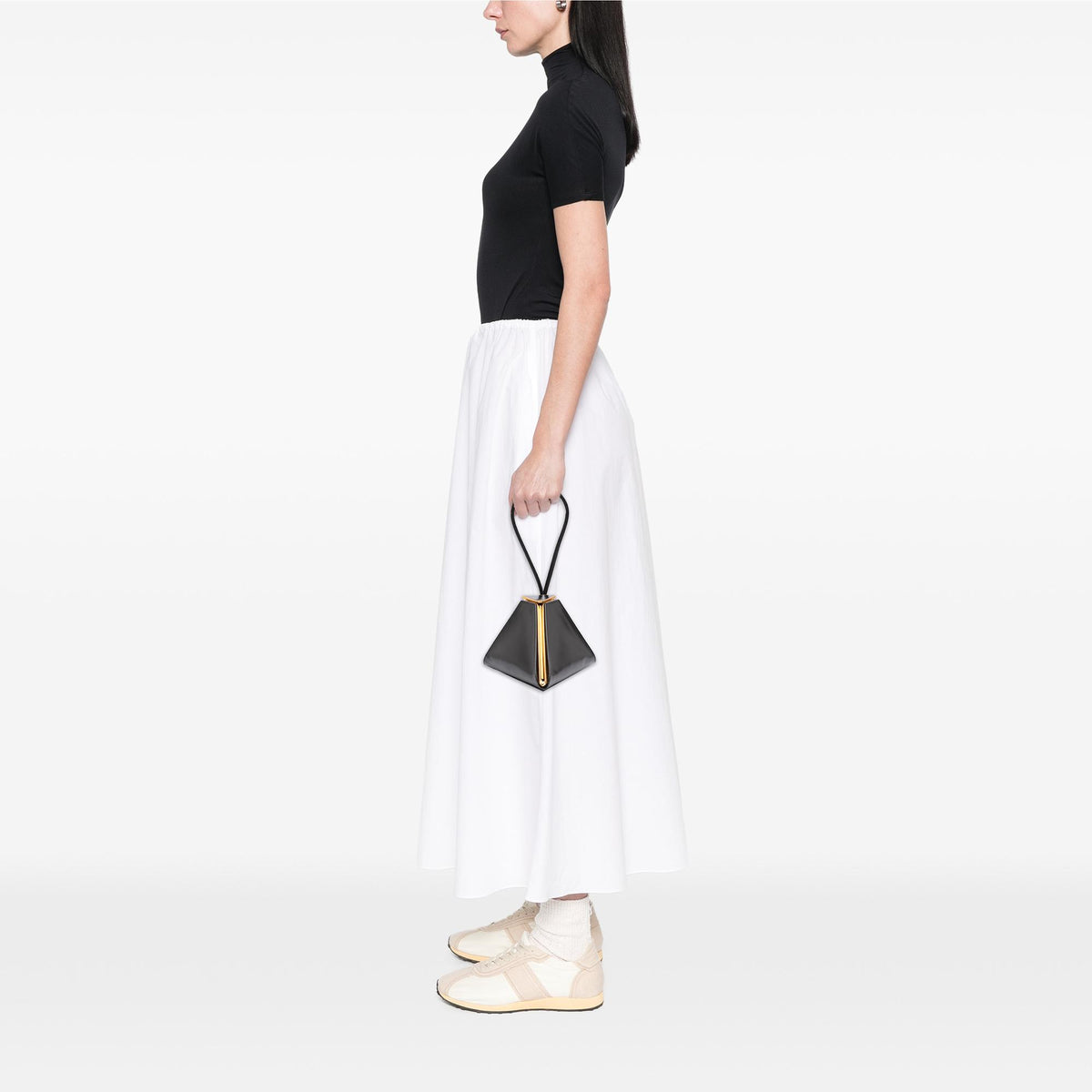 Bottega Veneta Calfskin Pyramid Clutch