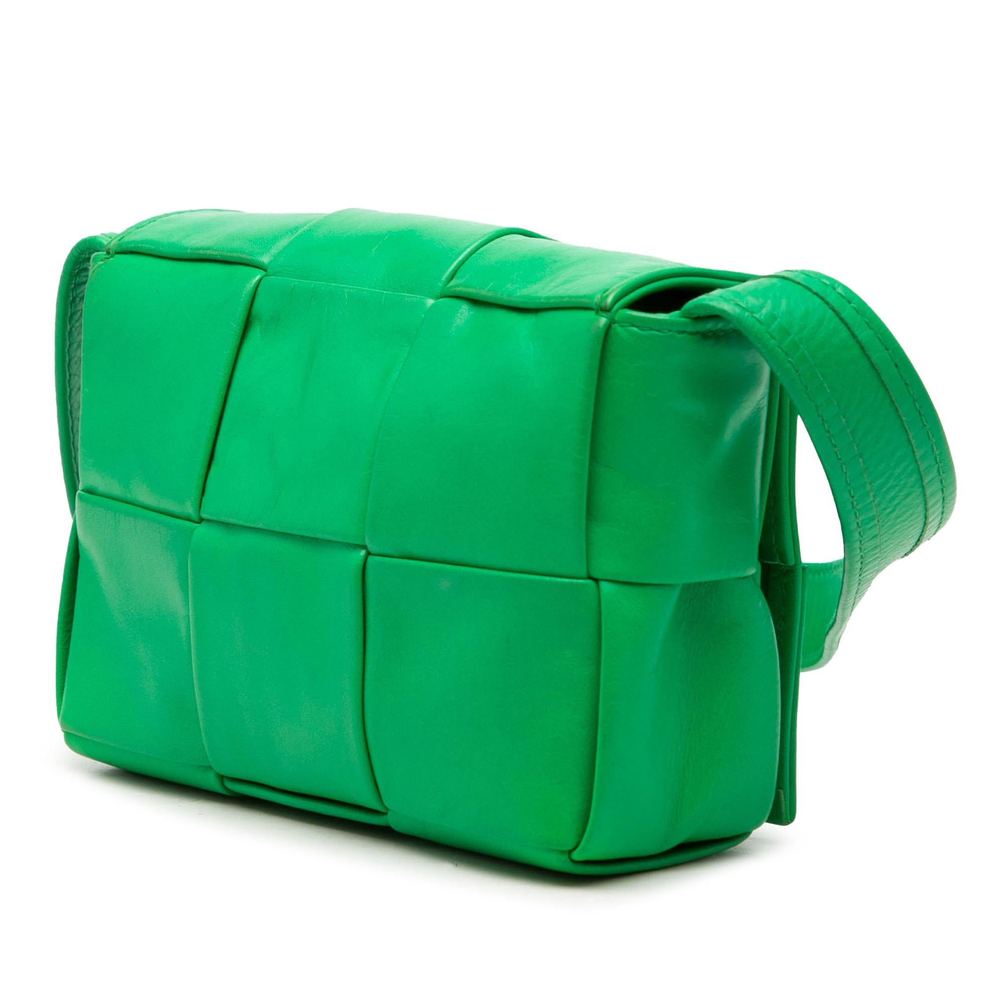 Bottega Veneta Candy Nappa Intrecciato Cassette Crossbody