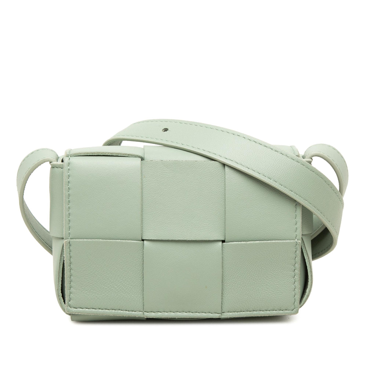 Bottega Veneta Candy Nappa Intrecciato Cassette Crossbody