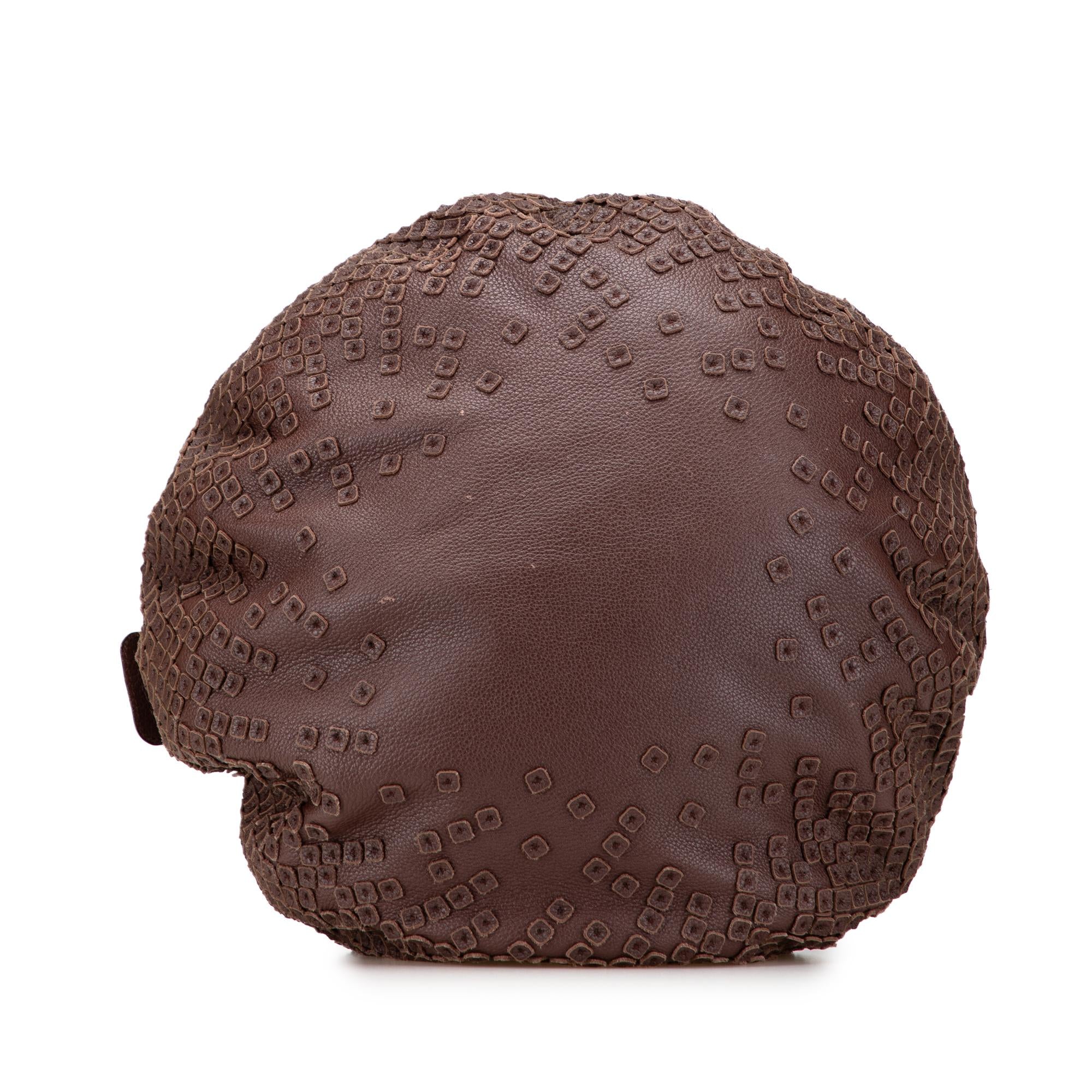 Bottega Veneta Cervo Patchwork Bowler Bag