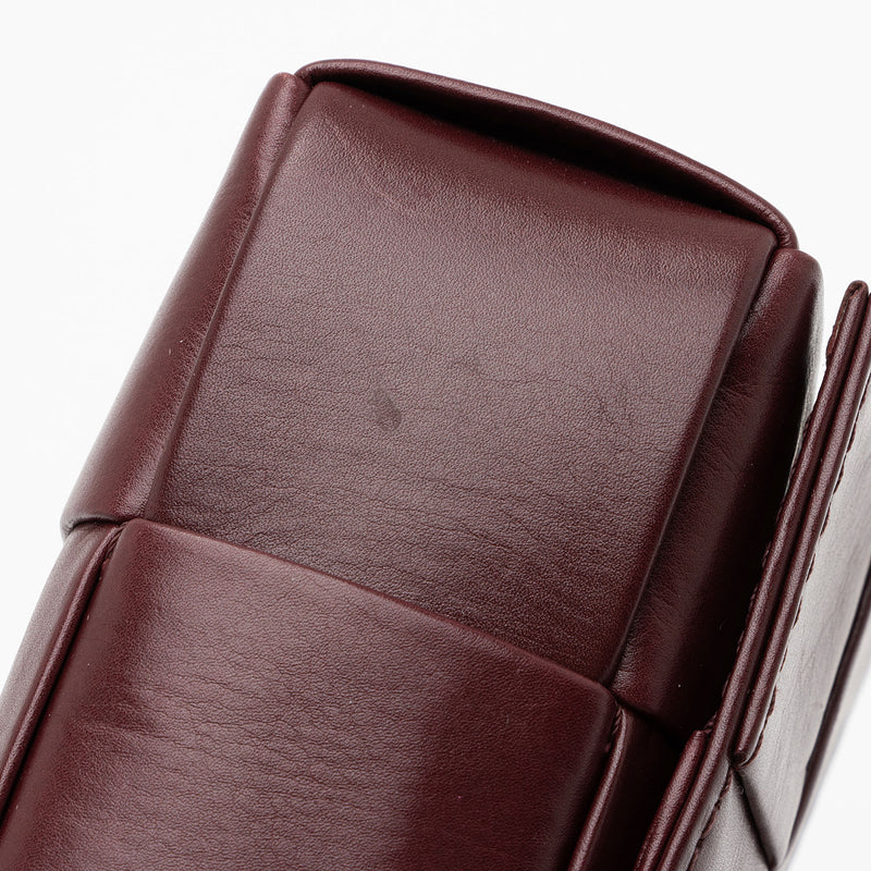 Bottega Veneta Distressed Calfskin Cassette Small Crossbody Bag (SHF-2 –  LuxeDH