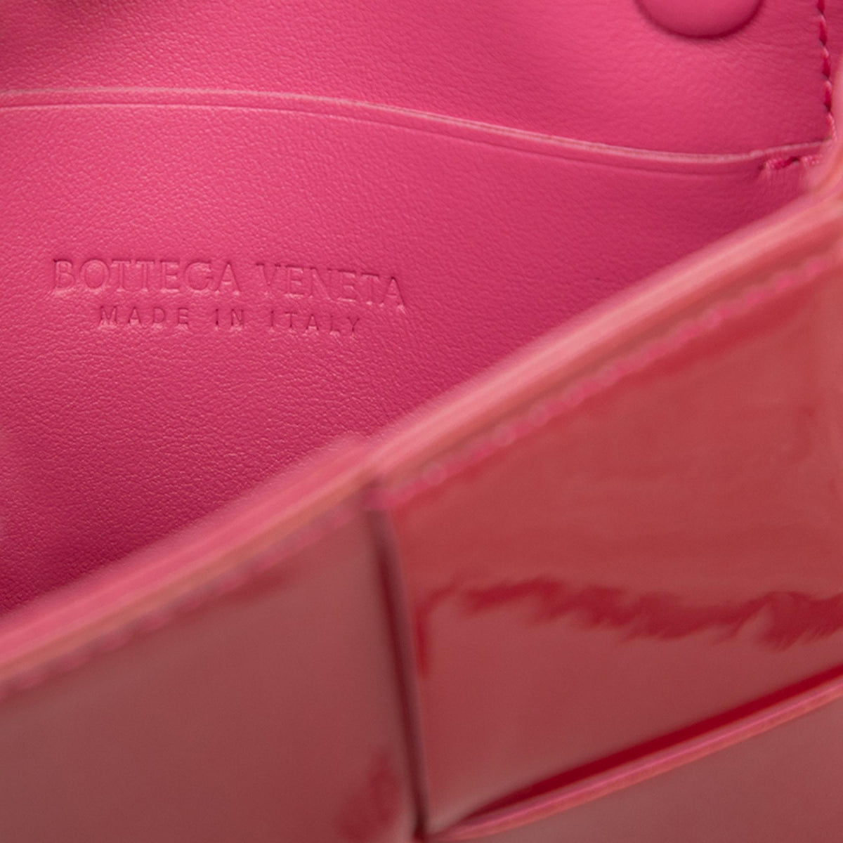 Bottega Veneta Extra Mini Patent Intrecciato Cassette Crossbody