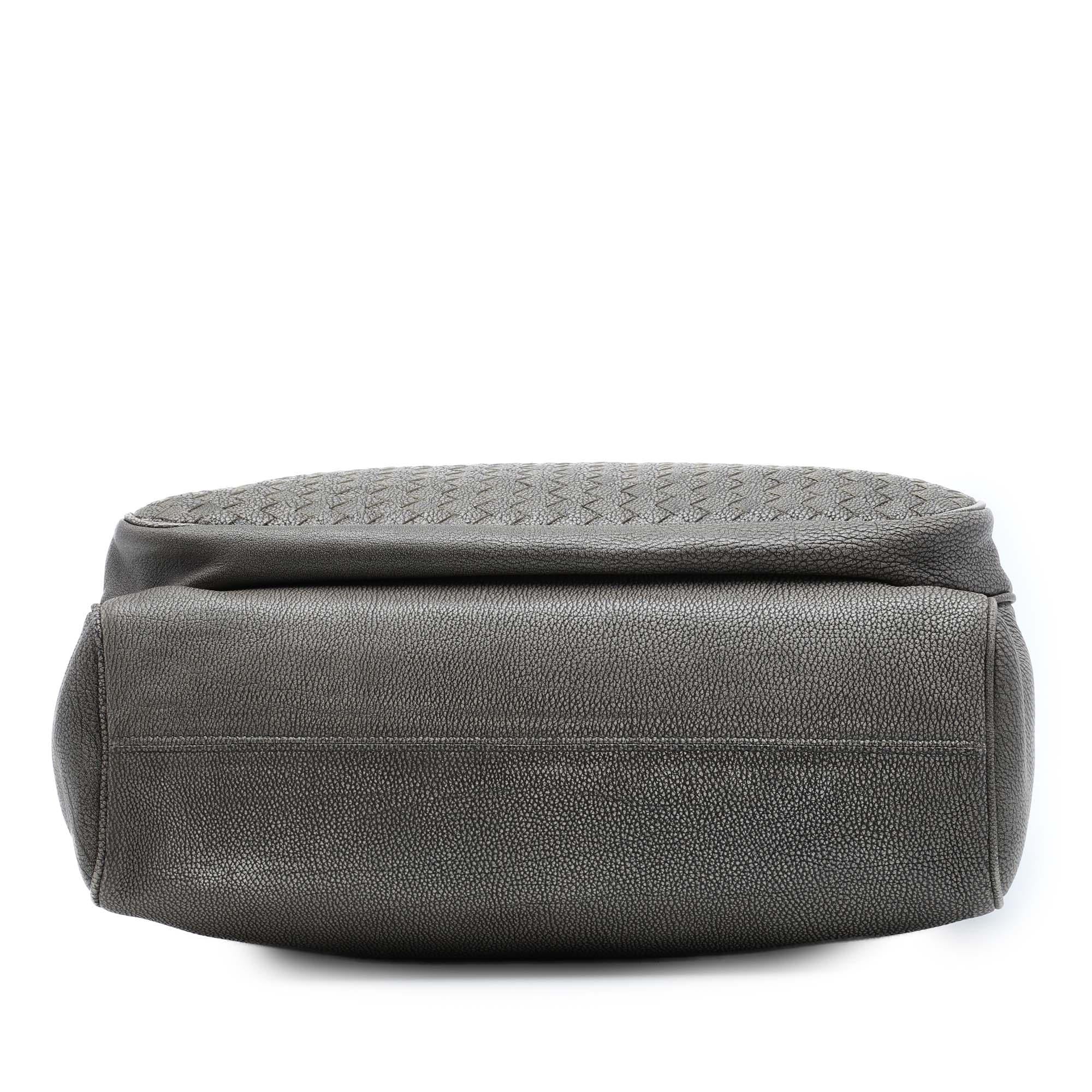 Bottega Veneta Grained Calfskin Intrecciato Business Bag