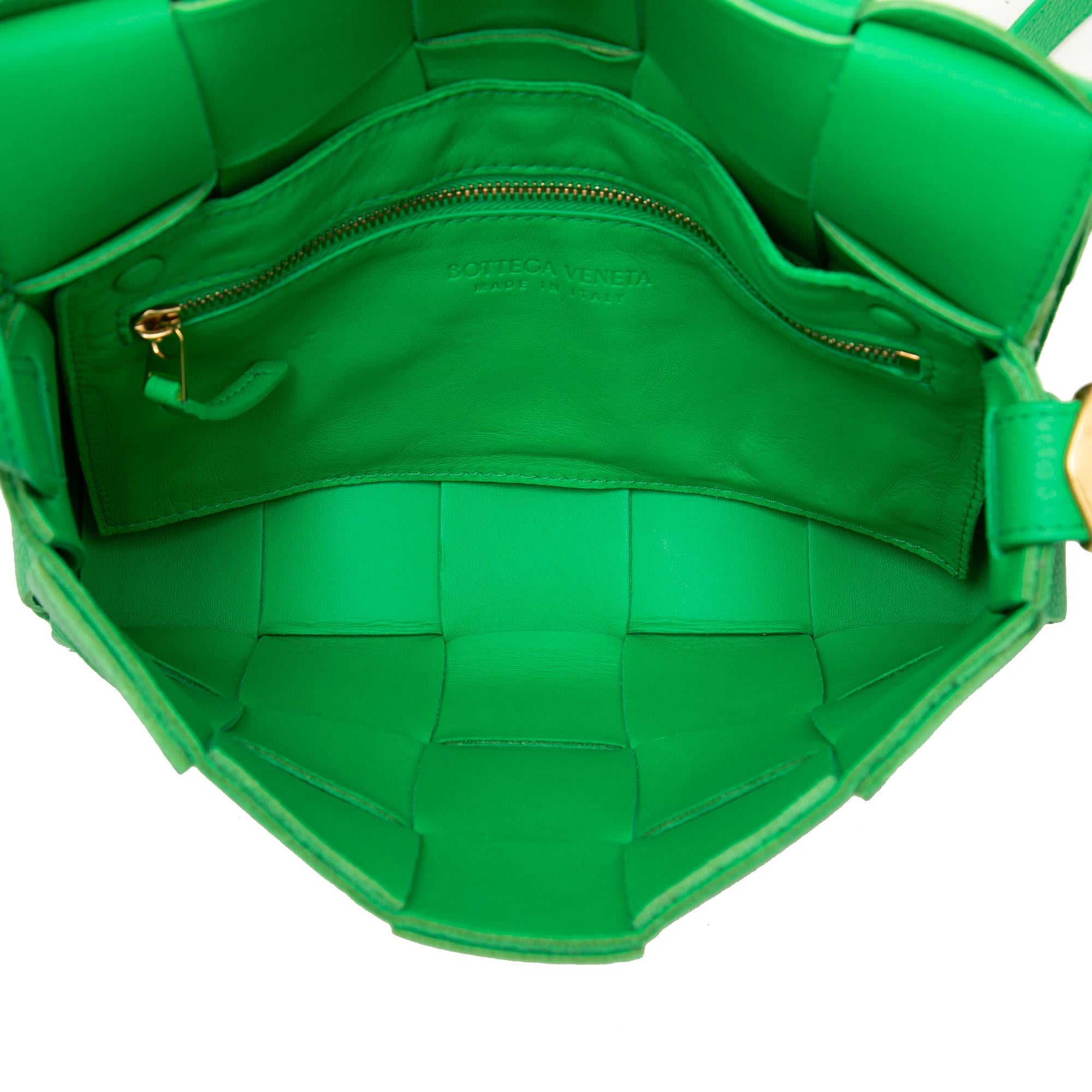 Bottega Veneta Grained Calfskin Intrecciato Cassette Crossbody