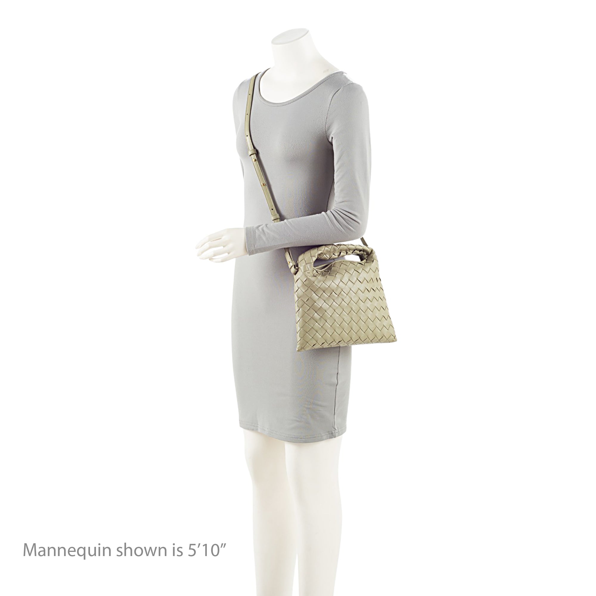 Bottega Veneta Inrecciato Calfskin Mini Hop Top Handle