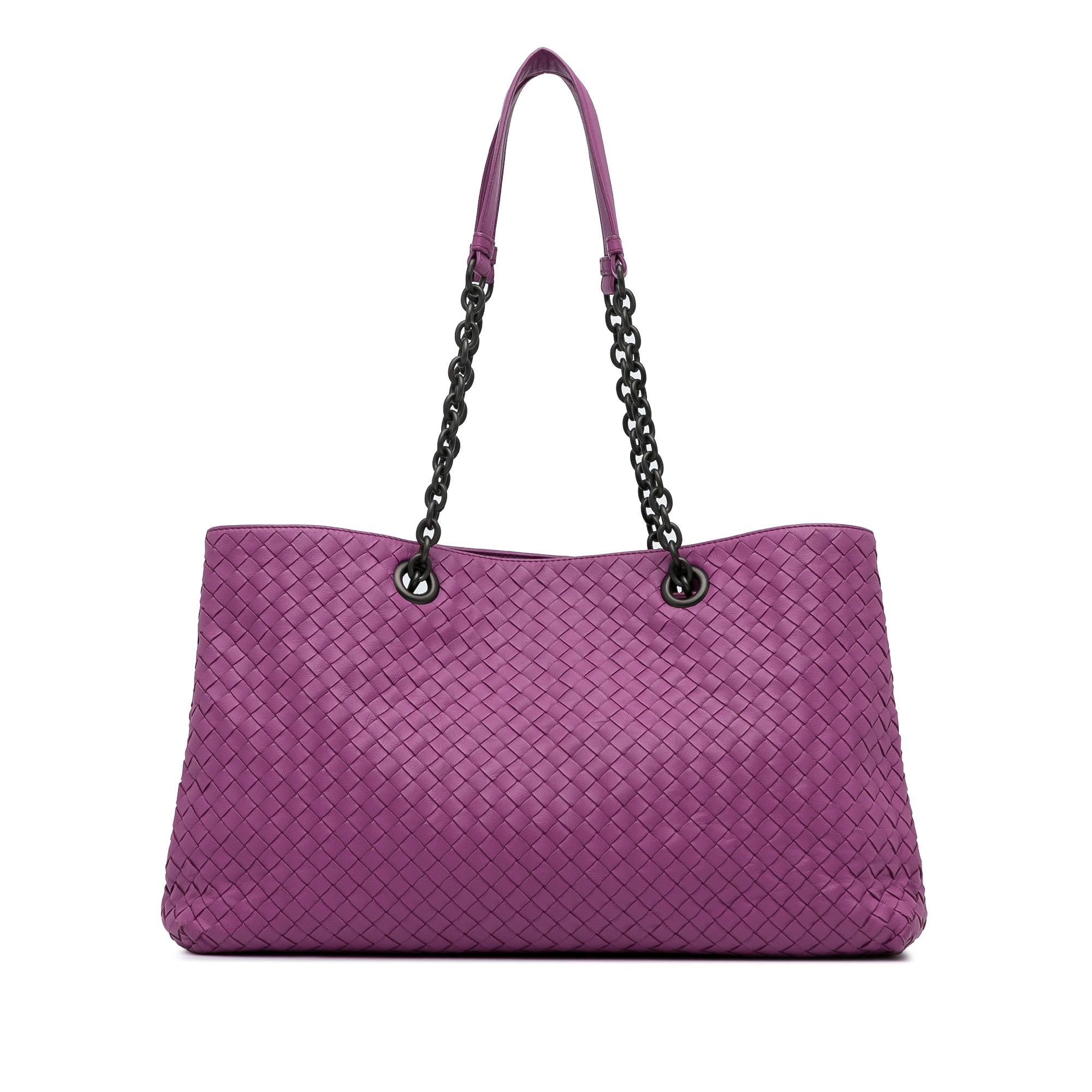 Bottega Veneta Intrecciato Chain Tote Bag (SHG-IICyab)