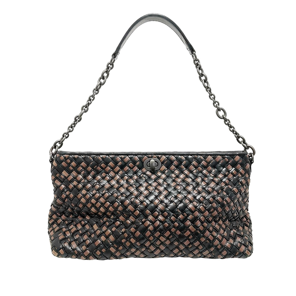 Bottega Veneta Intrecciato Leather Shoulder Bag (SHG-9OKAXm) – LuxeDH