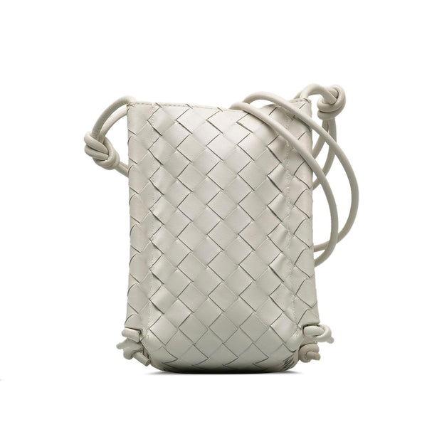 Bottega Veneta Intrecciato Mini Knot Bucket Bag (SHG-0GOSAm)