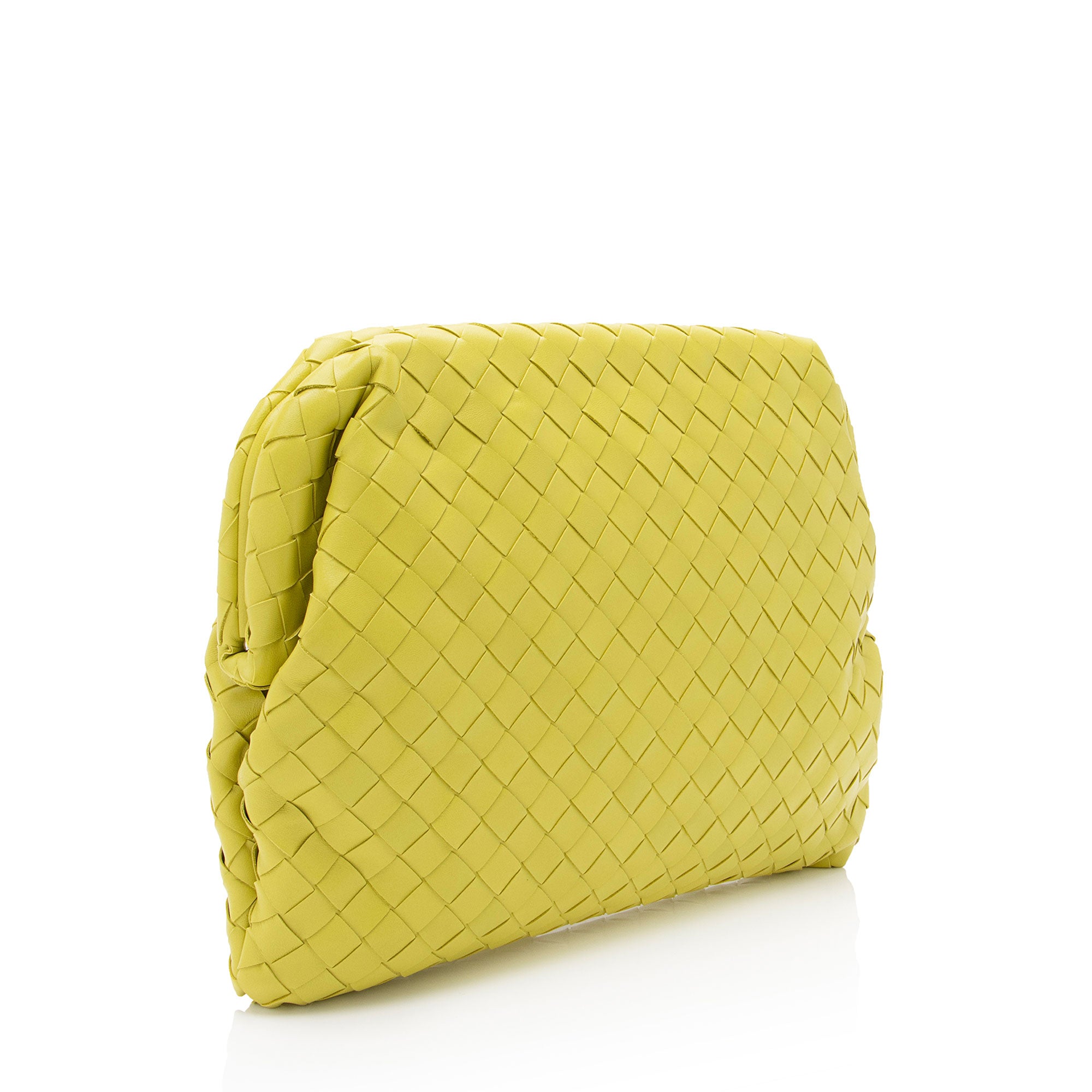 Bottega Veneta Intrecciato Nappa Clasp Document Case