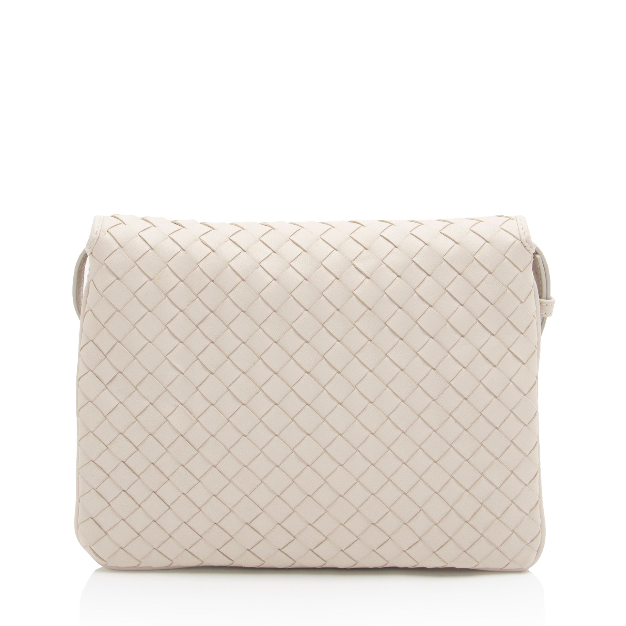 Bottega Veneta Intrecciato Nappa Flap Shoulder Bag