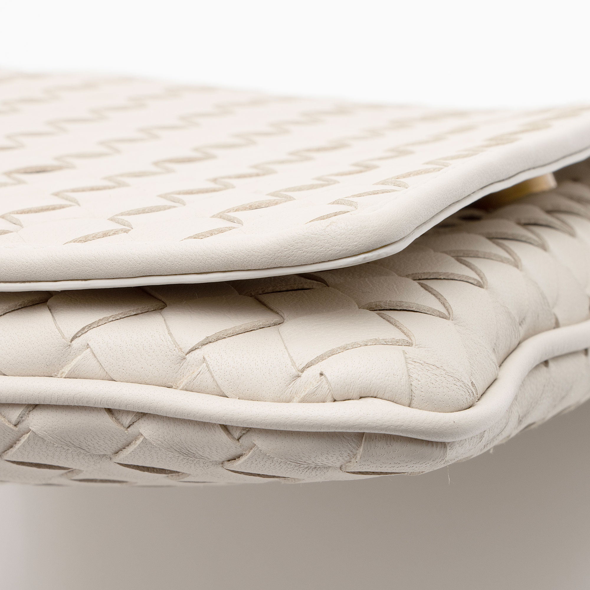 Bottega Veneta Intrecciato Nappa Flap Shoulder Bag