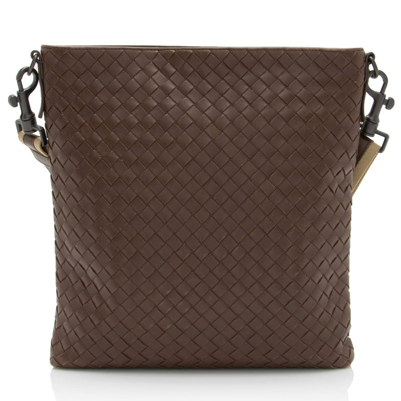 Bottega Veneta Intrecciato Nappa Large Messenger (SHF-8L6sHp)