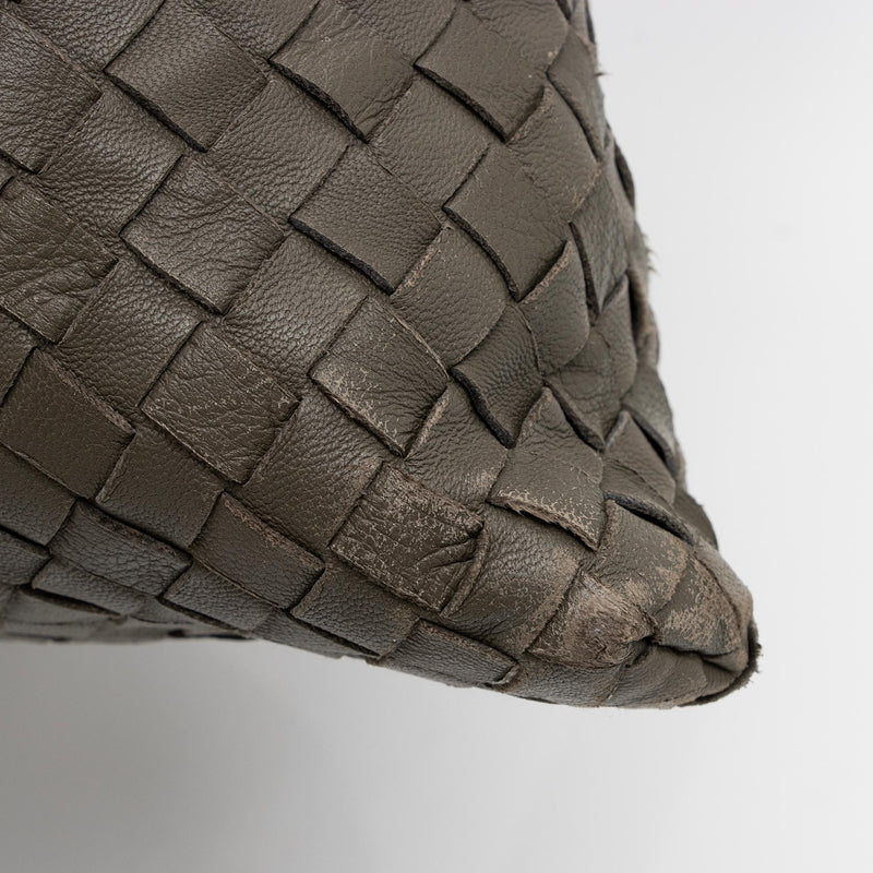 BOTTEGA VENETA Intrecciato Woven Nappa Leather Convertible Tote