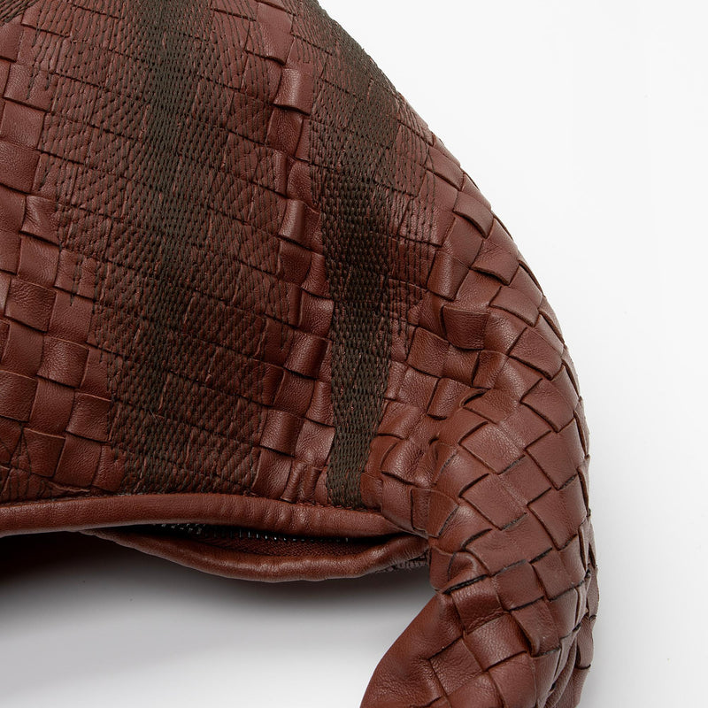 Bottega Veneta Intrecciato Nappa Leather Embroidered Large Hobo (SHF-5 –  LuxeDH