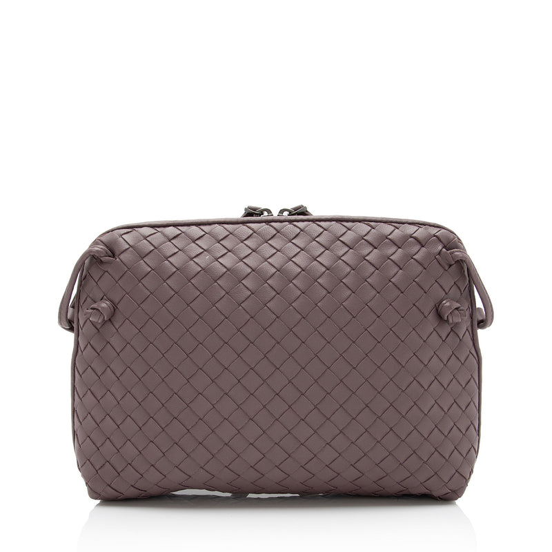 Bottega Veneta Intrecciato Nappa Leather Nodini Crossbody Bag SHF
