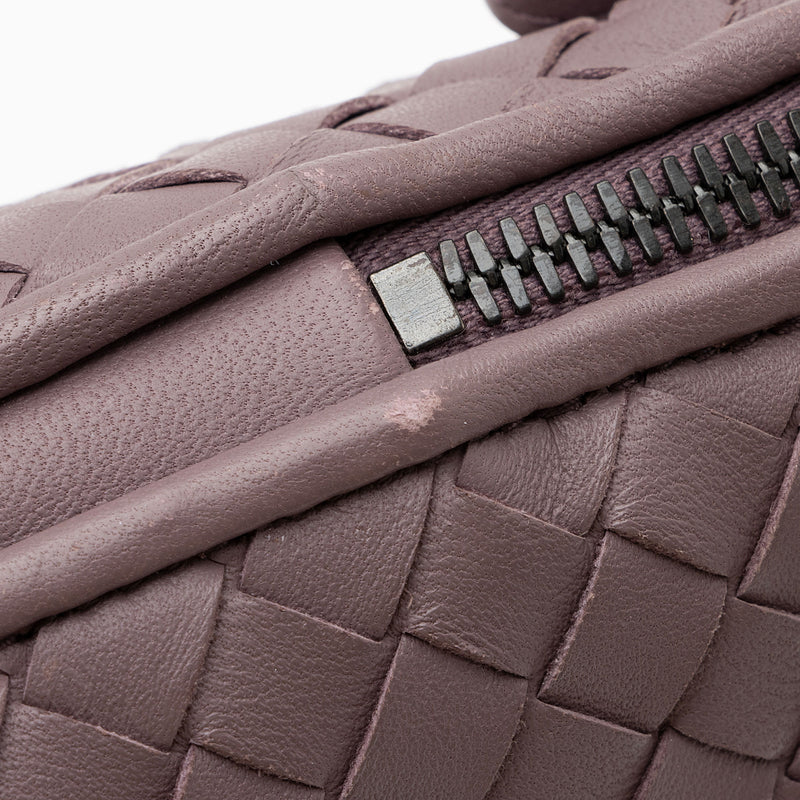 Banananina Product Review: Bottega Veneta Intrecciato Nappa Nodini Crossbody  Purple 